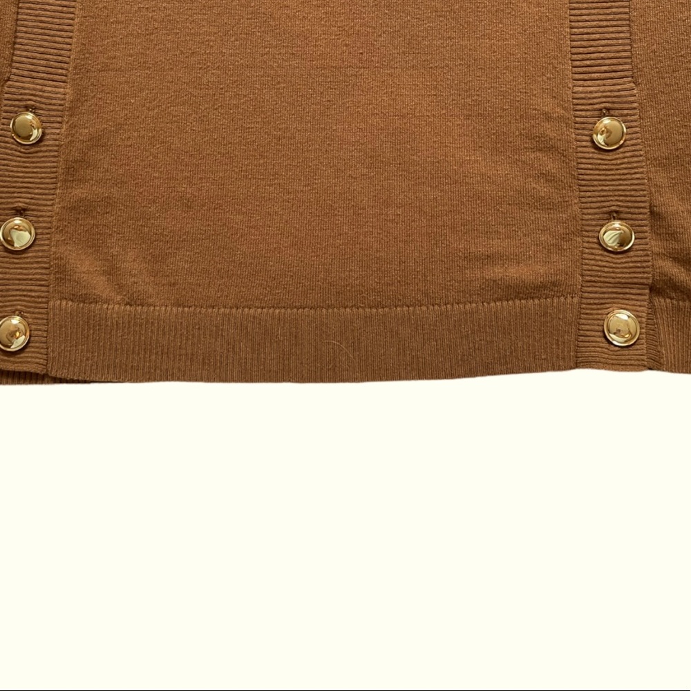 Talbots classy, brown sweater. Size LP. - Picture 3 of 7